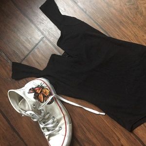 Women's Rue 21 Black sleeveless Bodysuit size XS